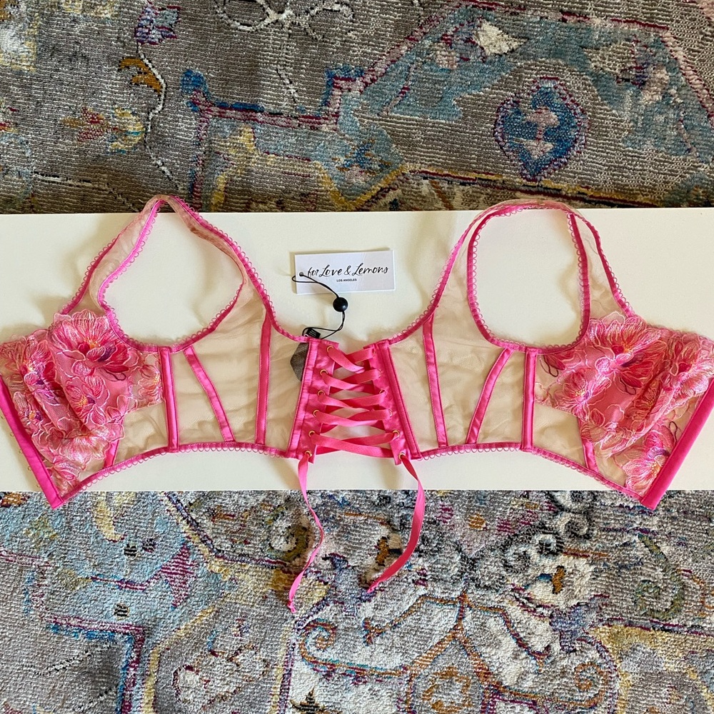 For Love & Lemons underwire bra